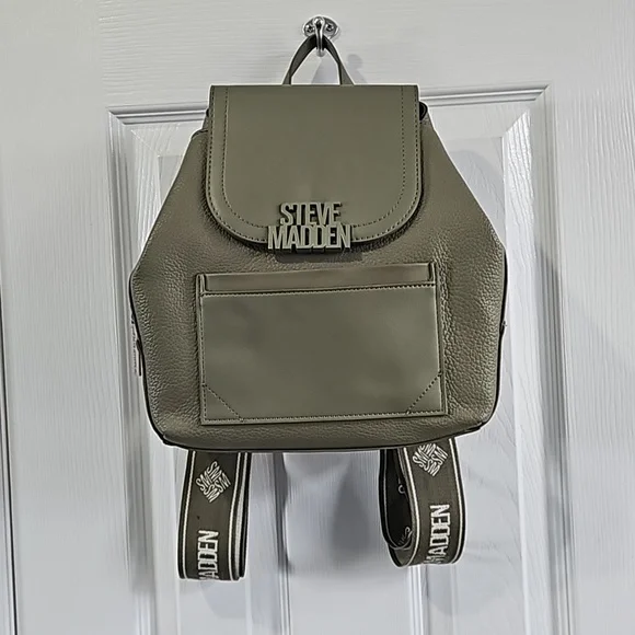 Steve Madden Bags Steve Madden Backpack Purse Color Olive Green Poshmark